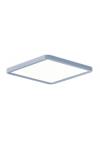 InLight Πλαφονιέρα οροφής LED 40W 3CCT (by switch on base) από ασημί μέταλλο  D:50cm (42045-Silver)