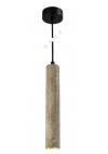 InLight Κρεμαστό φωτιστικό γκρι από travertine marble 1XGU10 D:7,5 x 30cm (4090)