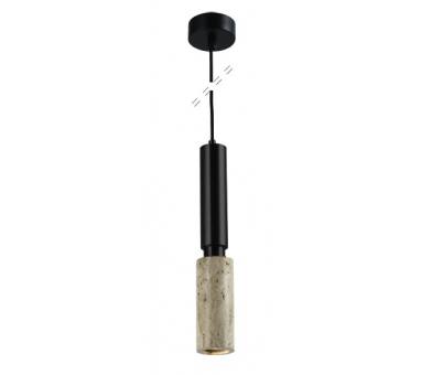 InLight Κρεμαστό φωτιστικό γκρι από travertine marble 1XGU10 D:7,5 x 35cm (4088)