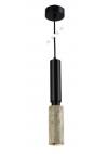 InLight Κρεμαστό φωτιστικό γκρι από travertine marble 1XGU10 D:7,5 x 35cm (4088)