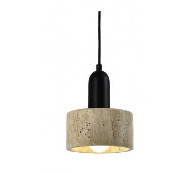 InLight Κρεμαστό φωτιστικό γκρι από travertine marble 1XΕ27 D:15 x 20cm (4086)
