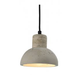 InLight Κρεμαστό φωτιστικό γκρι από travertine marble 1XΕ27 D:15 x 12.5cm (4094)