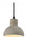 InLight Κρεμαστό φωτιστικό γκρι από travertine marble 1XΕ27 D:15 x 12.5cm (4094)