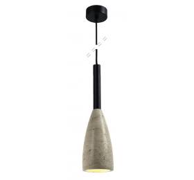 InLight Κρεμαστό φωτιστικό γκρι από travertine marble 1XΕ27 D:10 x 35cm (4091)