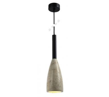 InLight Κρεμαστό φωτιστικό γκρι από travertine marble 1XΕ27 D:10 x 35cm (4091)