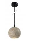 InLight Κρεμαστό φωτιστικό γκρι από travertine marble 1XGU10 D:11 x 11cm (4087)
