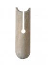 InLight Επιτοίχιο φωτιστικό γκρι από travertine marble 1XG9 D:10 x 35cm (43066)