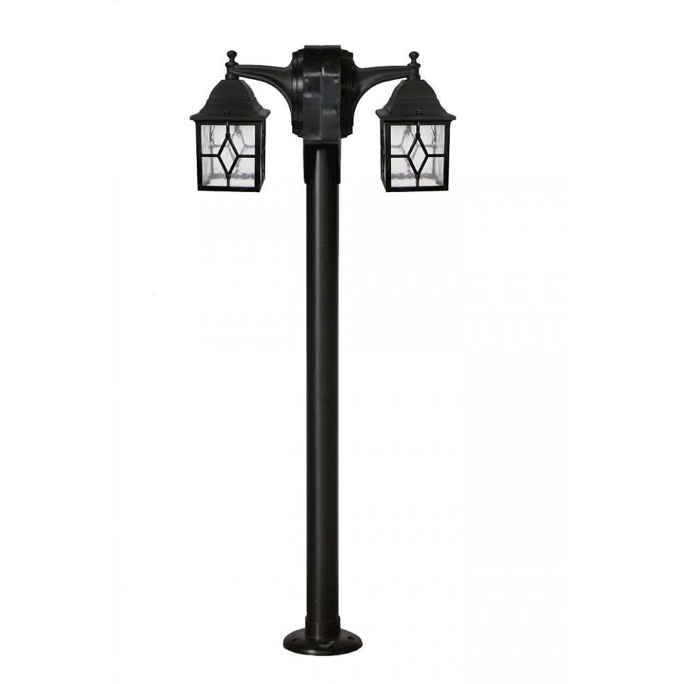 Heronia LP-710ΕΒ 2Φ 100cm BLACK ΕΔΑΦΟΥΣ ΠΛΑΣΤΙΚΟ