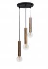 Heronia S-42PENDEL 3/L BRONZE ΚΡΕΜΑΣΤΟ ΣΩΛΗΝΕΣ