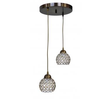 Heronia CHRIS/2L PENDEL BRONZE ΚΡΥΣΤΑΛΟ