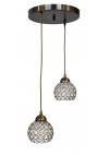 Heronia CHRIS/2L PENDEL BRONZE ΚΡΥΣΤΑΛΟ