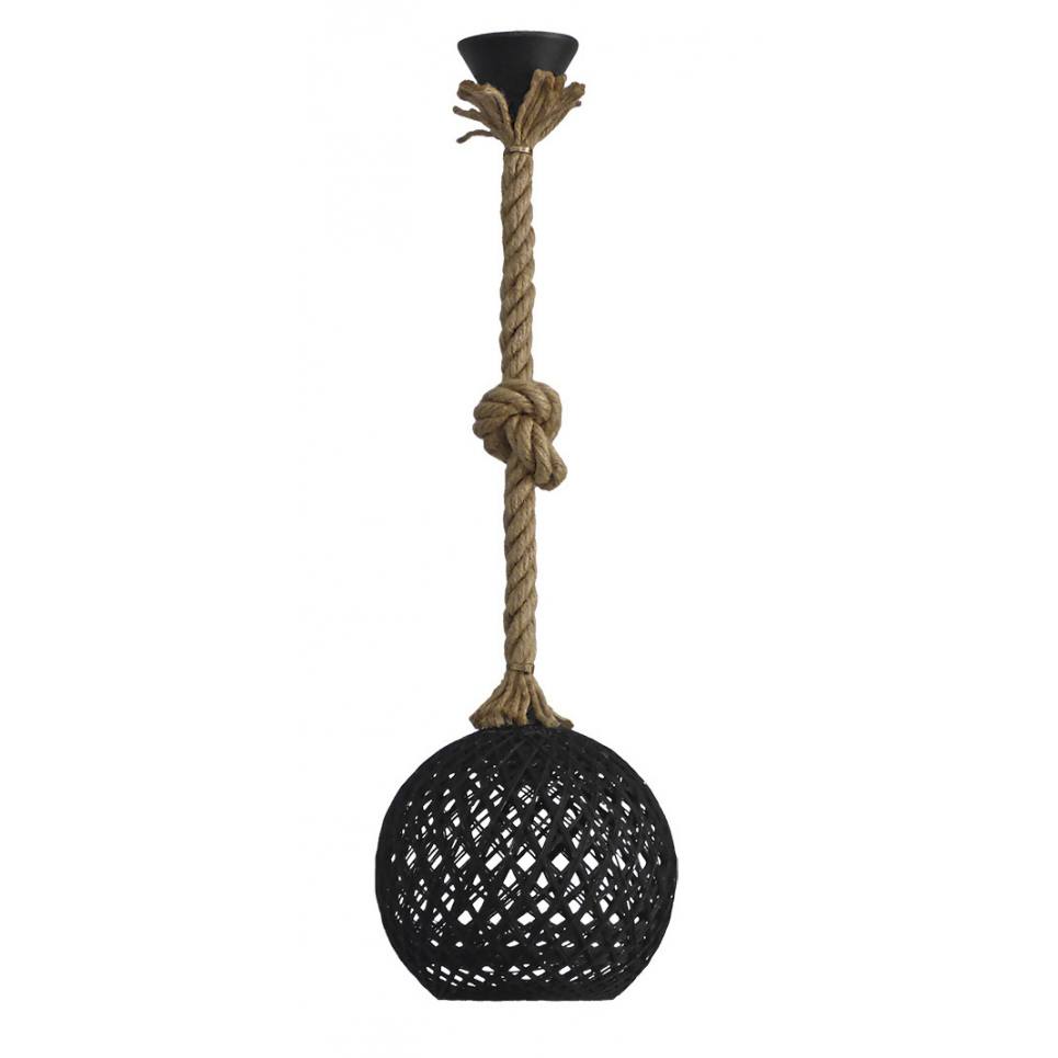 Heronia SILK-01 Φ20 ROPE BLACK UT-BL 1/L Ε/27