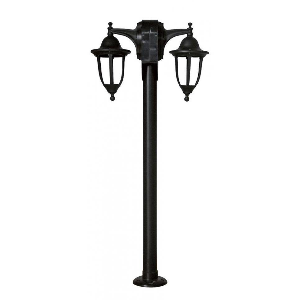 Heronia LP-501ΕΒ 2Φ 100CM ΜΑΥΡΟ ΕΔΑΦΟΥΣ ΨΗΛΟ