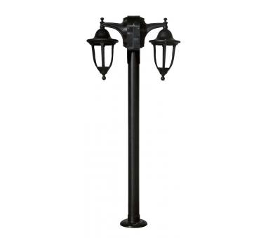 Heronia LP-501ΕΒ 2Φ 100CM ΜΑΥΡΟ ΕΔΑΦΟΥΣ ΨΗΛΟ
