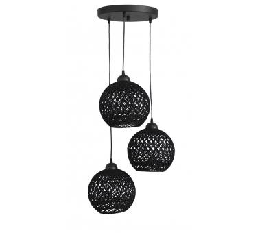 Heronia SILK/3L PENDEL BL-BLACK ΚΡΕΜΑΣΤΟ