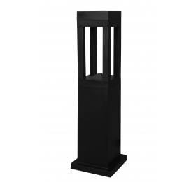 Heronia D-286 BLACK ΕΔΑΦΟΥΣ ΤΕΤΡΑΓΩΝΟ GU10 ΠΛΑΣΤΙΚΟ 22x22x78cm
