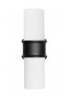 Heronia D-274 BLACK ΑΠΛΙΚΑ 2/Φ ΚΥΛΙΝΔΡ.OPAL ΠΛΑΣΤΙΚΗ ΣΚΕΤΗ 11.5x30cm