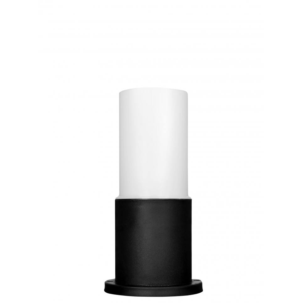 Heronia D-270 BLACK ΕΔΑΦΟΥΣ ΚΥΛΙΝΔΡΙΚΟ OPAL ΣΚΕΤΟ ΠΛΑΣΤΙΚΟ 12x23cm
