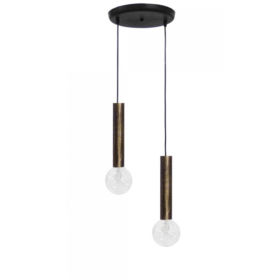 Heronia S-42PENDEL 2/L BRONZE ΚΡΕΜΑΣΤΟ ΣΩΛΗΝΕΣ