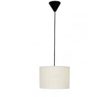 Heronia ΗΚ-01 ΛΕΥΚΟ/ΚΡΕΜ Φ20 ΚΥΛΙΝΔΡΟΣ ΚΡΕΜΑΣΤΟ 1/L Ε/27 ME ΚΑΛΩΔΙΟ ΑΜΠΑΖΟΥΡ