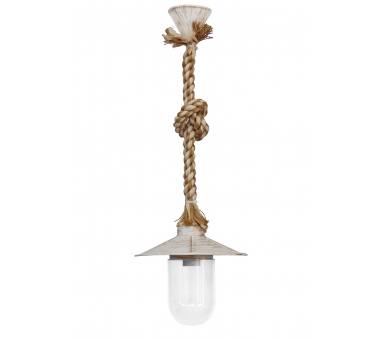 Heronia SLP-651K ROPE MIX-WH-BR ΚΡΕΜΑΣΤΟ ΤΑΜΠΛΑΣ-ΒΙΔΩΤΟ ΓΥΑΛΙ ΘΥΕΛΗΣ ME ΣΧΟΙΝΙ
