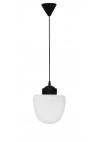 Heronia LP-120K BLACK ΚΡΕΜΑΣΤΟ- ΓΥΑΛΙ ΒΕΛΑΝΙΔΙ E/27