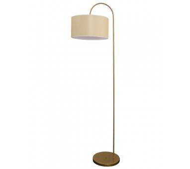Heronia FLB-12 ΜΠΕΖ-GOLD MAT ΔΑΠΕΔΟΥ - ΑΜΠΑΖΟΥΡ Φ40 Ε/27 h1.70x45x40