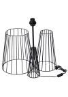 Heronia FLB-11 ΜΑΥΡΟ-BLACK ΔΑΠΕΔΟΥ ΒΑΣΗ (ΚΙΤ-3ΤΕΜΑΧΙΩΝ)h130 x Φ32