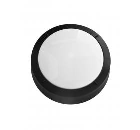 Heronia D-207 B BLACK ΣΤΕΓΑΝΗ ΕΠΙΤΟΙΧΙΑ ΠΛΑΦΟΝΙΕΡΑ ΕΞΩΤ. ΧΩΡΟΥ ΕΝΣΩΜΑΤΩΜΕΝΟ LED
