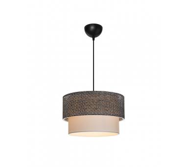 Heronia HK-10 BLACK/WHITE Φ30/25 Μοντέρνο Φωτιστικό Κρεμαστό E/27