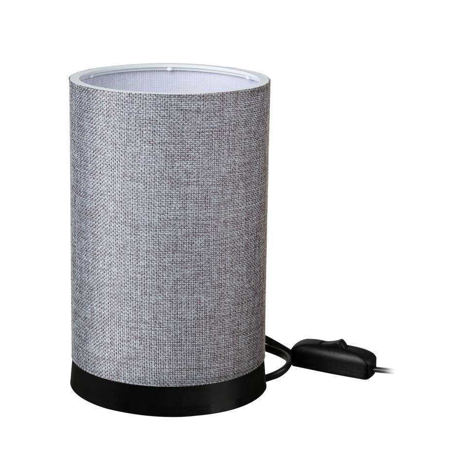Heronia ΠΟΡΤΑΤΙΦ ΚΥΛΙΝΔΡΙΚΟ ΑΜΠΑΖΟΥΡ TL-07/H-04 GREY-BLACK  Ε/27