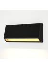 Heronia Φωτιστικό επιτοίχιο HER-03 LED BLACK IP65 εξωτερικού χώρου