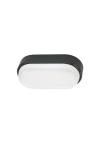 Heronia Φωτιστικό επιτοίχιο χελώνα HER-12 LED BLACK εξωτερικού χώρου