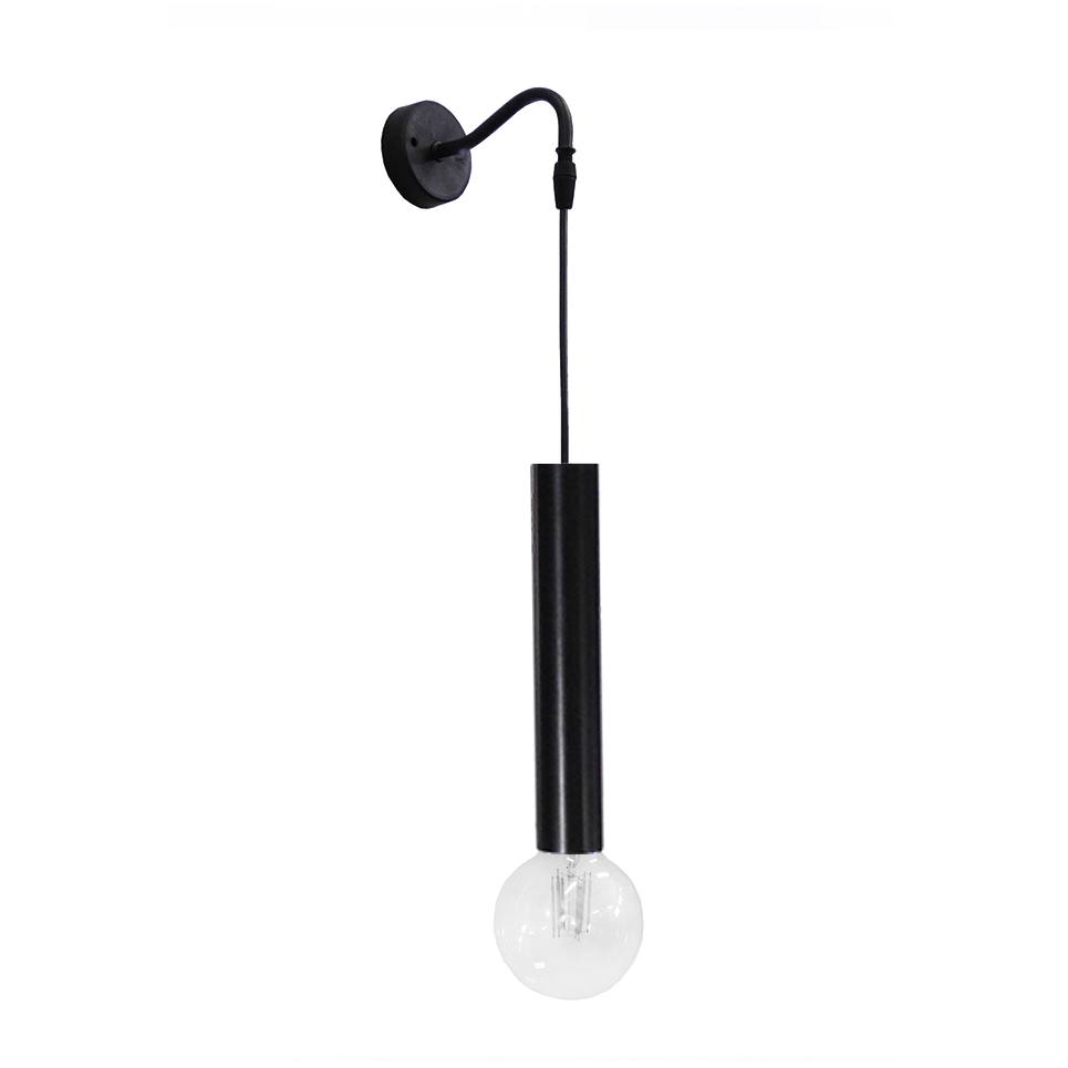 Heronia S-42ΑΡ BLACK ΑΠΛΙΚΑ ΣΩΛΗΝΑΣ Ε/27