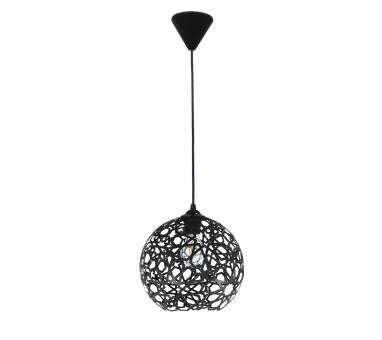 Heronia TUNIS/25 BLACK 1L Κρεμαστό φωτιστικό Φ25