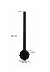 Heronia LED LINE -B- AP 35cm BLACK ΑΠΛΙΚΑ ΙΣΙΑ ΟΡΘΙΑ