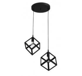 Heronia KYVOS NEW 2/L BLACK PENDEL ΚΡΕΜΑΣΤΟ PLASTIC
