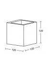 InLight Επιτοίχιο φωτιστικό γκρι από travertine marble 1XG9 D:12 x 12cm (43064)