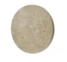 InLight Επιτοίχιο φωτιστικό γκρι από travertine marble LED 3.5W D:16cm (43068-B)