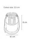 Inlight Downlight σποτ 5W 3CCT σε μαύρη απόχρωση D: 4.1x6cm (X00360B)