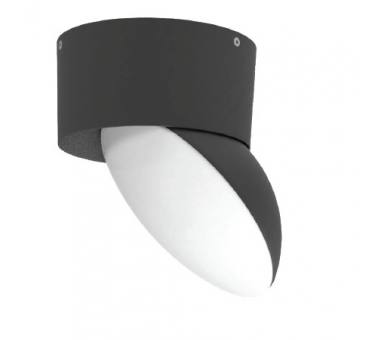 it-Lighting Wabash LED 7W 3CCT Outdoor Wall Lamp Black D:13cm (80208410)