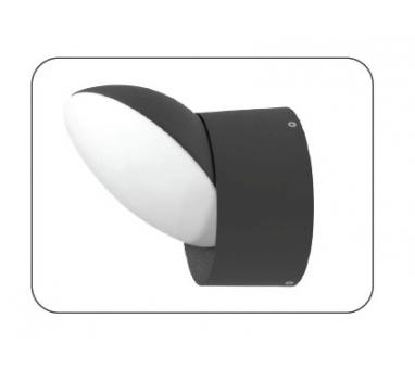 it-Lighting Wabash LED 7W 3CCT Outdoor Wall Lamp Black D:13cm (80208410)