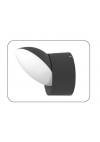 it-Lighting Wabash LED 7W 3CCT Outdoor Wall Lamp Black D:13cm (80208410)