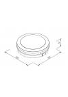 it-Lighting Klamath LED 36W 3CCT Outdoor Ceiling Light Grey D:30cmx5,2cm (80301130)