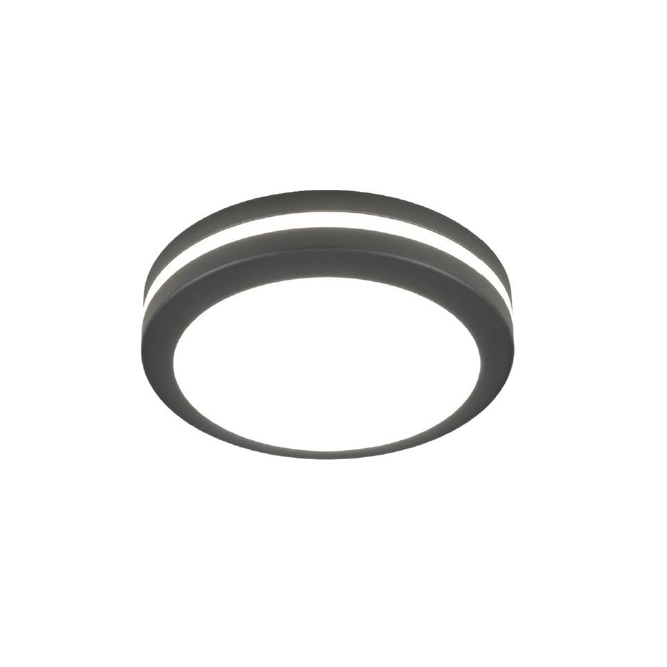 it-Lighting Klamath LED 36W 3CCT Outdoor Ceiling Light Anthracite D:30cmx5,2cm (80301140)
