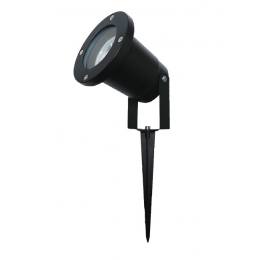 it-Lighting Mercury 1xGU10 Outdoor Spike Light Black D:9,5cm (80600514)