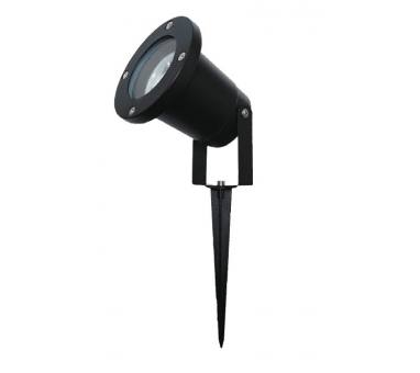it-Lighting Mercury 1xGU10 Outdoor Spike Light Black D:9,5cm (80600514)