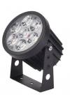 it-Lighting Crest range LED 12W RGB CCT Outdoor Wall Lamp Black D:8.5 x 12cm (80700515)