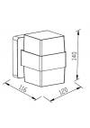 it-Lighting Louise LED 8W CCT Outdoor Wall Lamp Anthracite D:12cmx14cm (80203340)