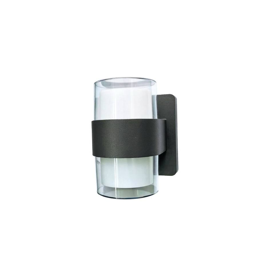 it-Lighting Athabasca LED 8W CCT Outdoor Wall Lamp Anthracite D:12cm (80203240)